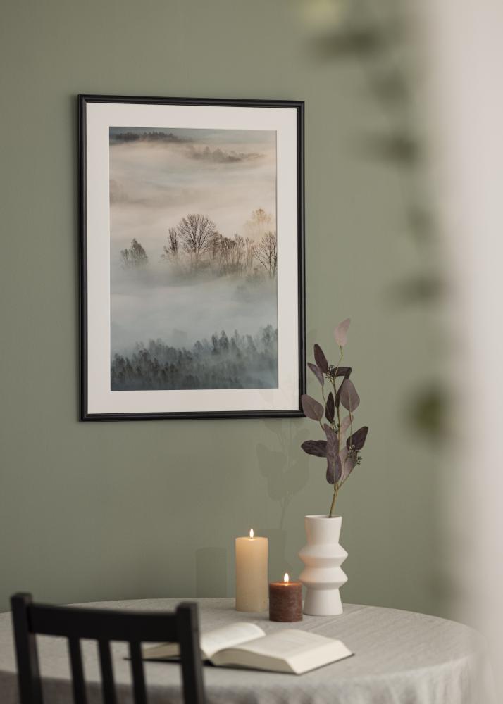 Kehys Line Musta 30x30 cm