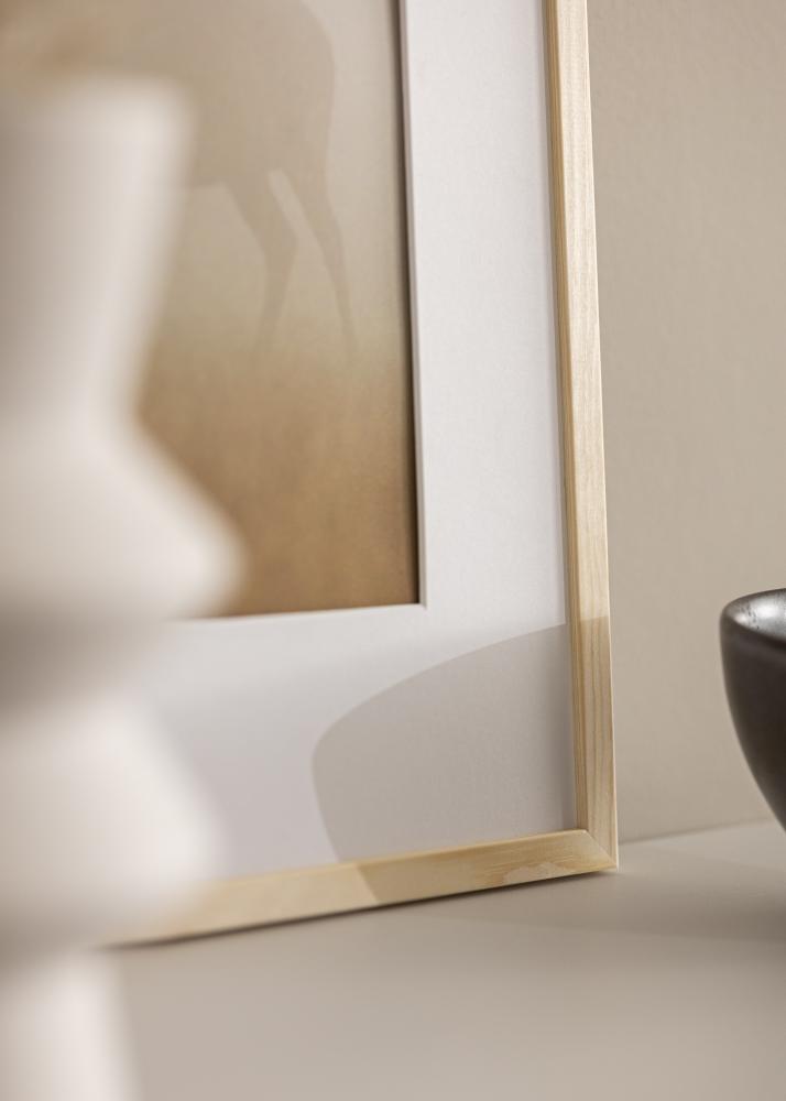 Kehys Galant Mänty 30x30 cm - Passepartout Valkoinen 20x20 cm