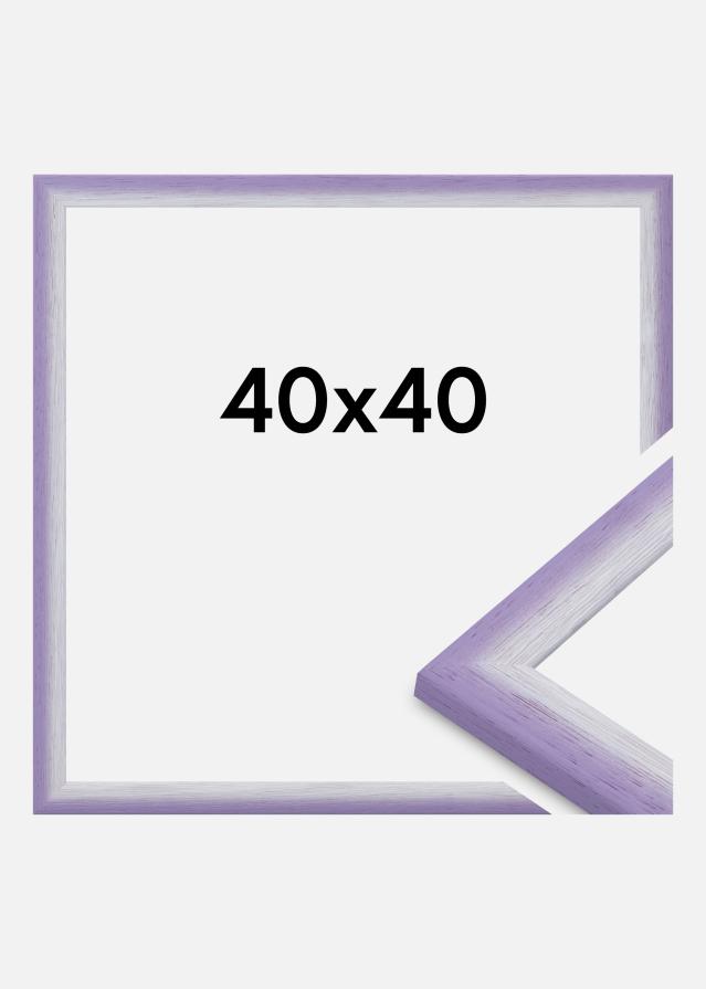 Kehys Cornwall Akryylilasi Vaaleanliila 40x40 cm