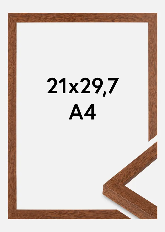 Kehys Modern Akryylilasi Warm Brown 21x29,7cm (A4)