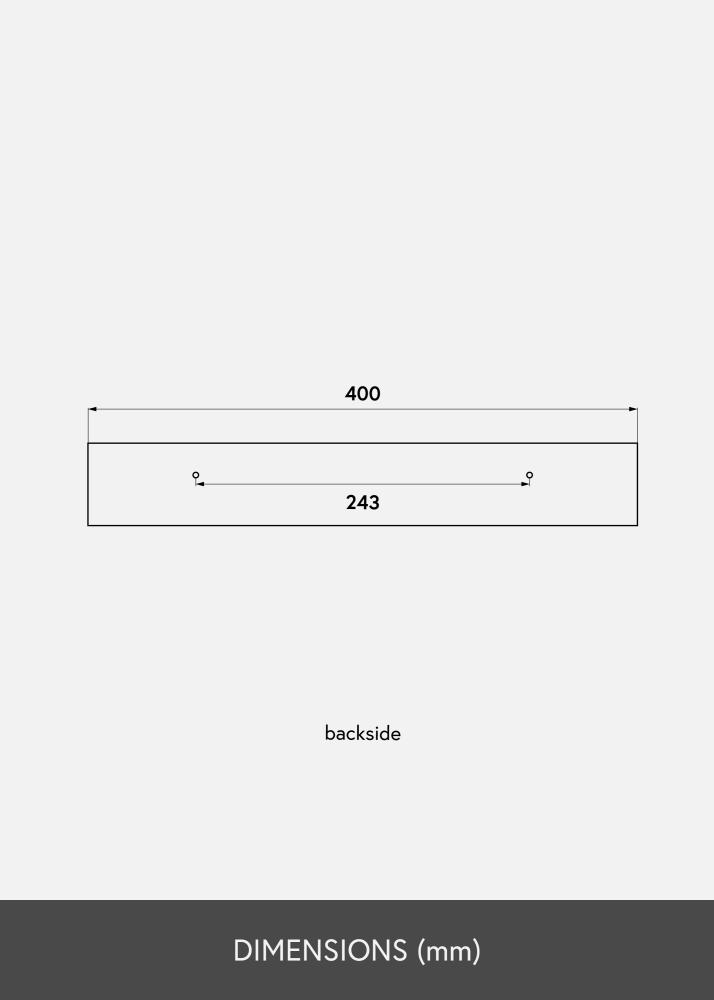 KAILA Tauluhylly Bambu 40 cm