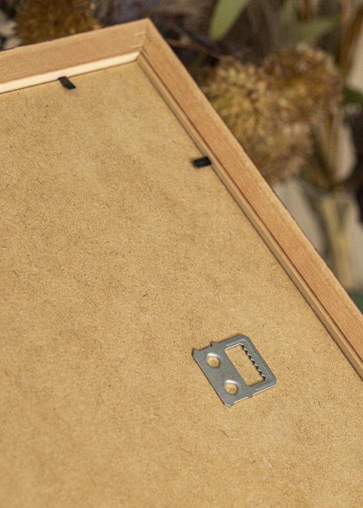 Kehys Siljan Ruskea 45x45 cm - Passepartout Valkoista 14x14 inches