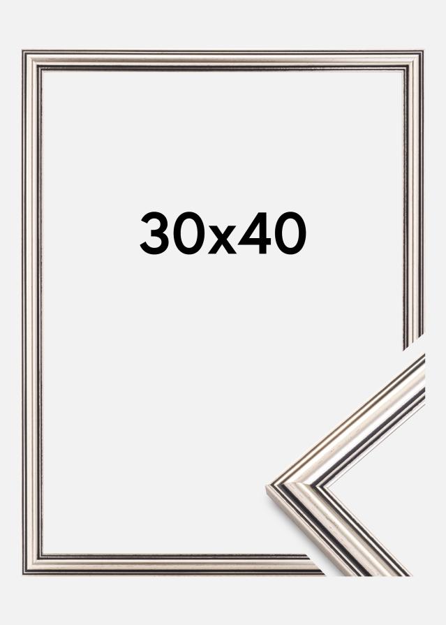 Kehys Tango Hopeanvärinen 30x40 cm