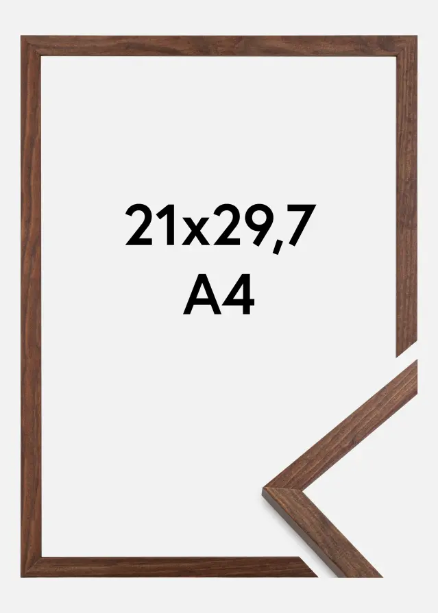 Kehys Galant Akryylilasi Saksanpähkinä 21x29,7 cm (A4)