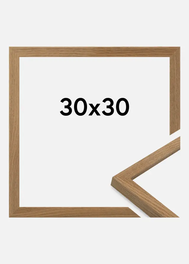 Kehys Salisbury Akryylilasi Tammi 30x30 cm