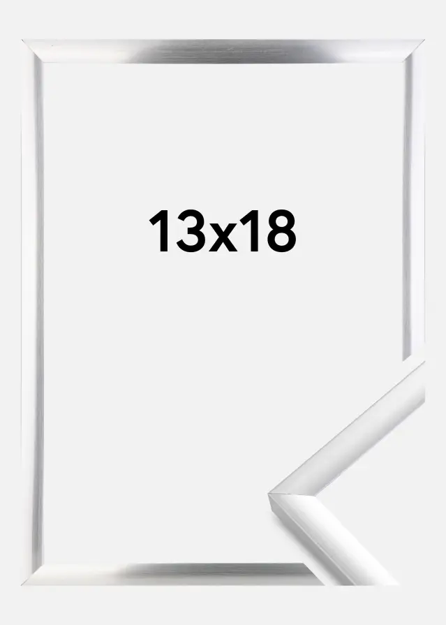 Kehys New Lifestyle Hopeanvärinen 13x18 cm