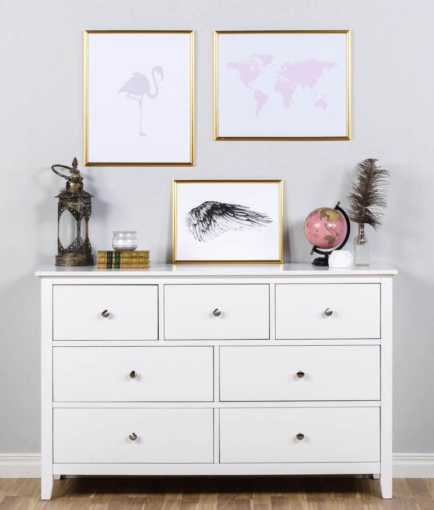 Maailmankartta - Ruusunvaaleanpunainen Juliste