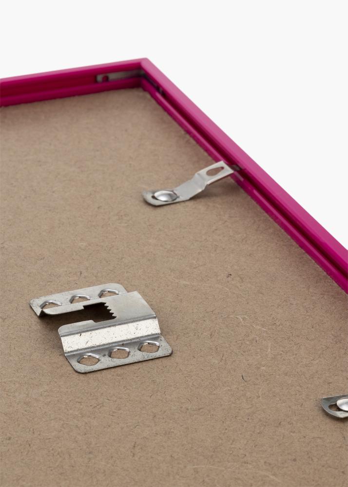 Kehys New Lifestyle Tummanroosa 50x70 cm - Passepartout Valkoinen 16x24 tuumaa