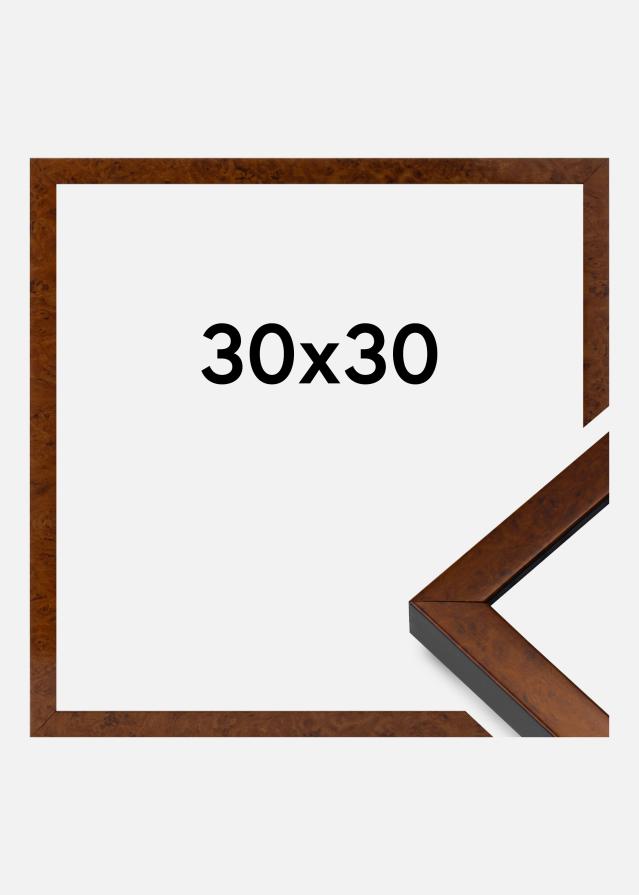 Kehys Ares Akryylilasi Burr Walnut 30x30 cm