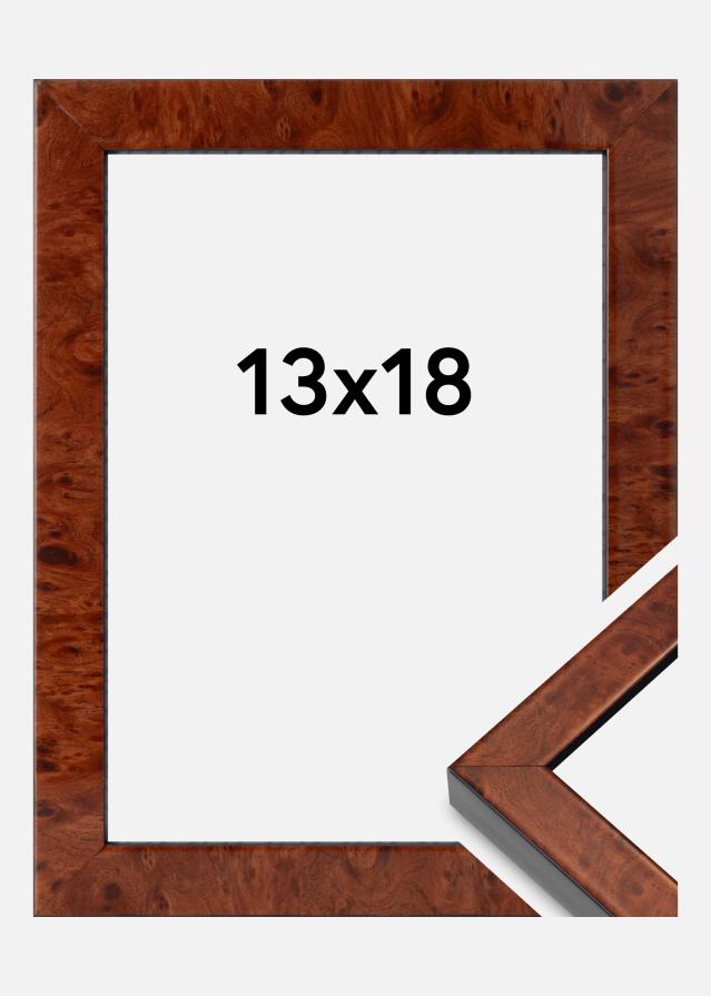 Kehys Hermes Akryylilasi Burr Walnut 13x18 cm