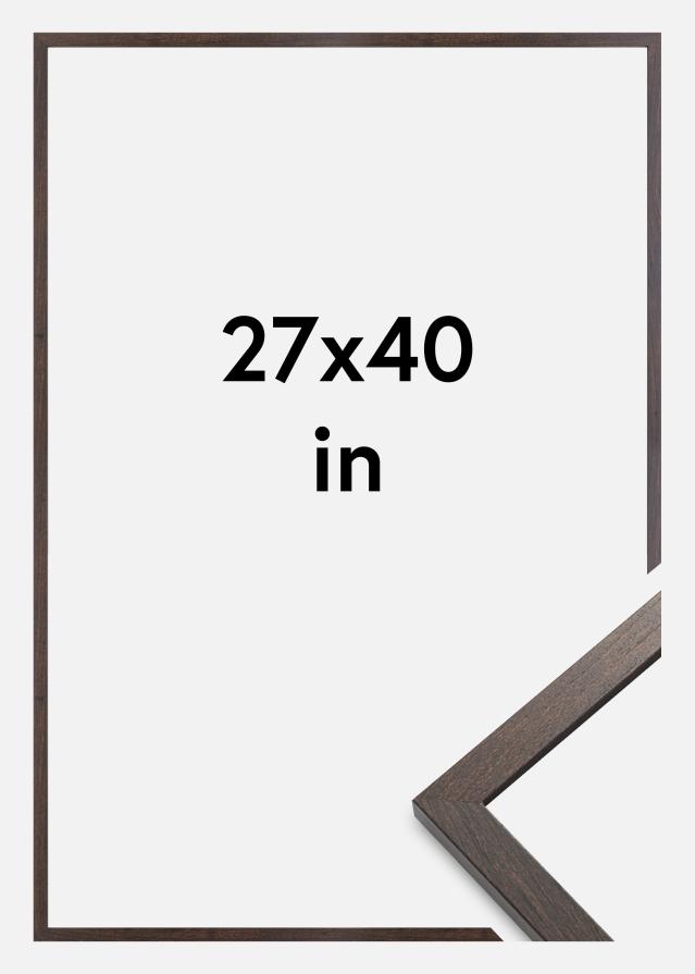 Kehys Trendy Akryylilasi Saksanpähkinä 27x40 inches (68,58x101,6 cm)