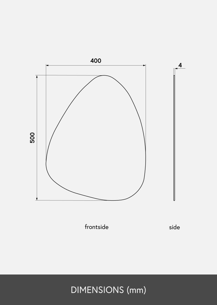 KAILA Peili Shape I Dark Bronze 40x50 cm