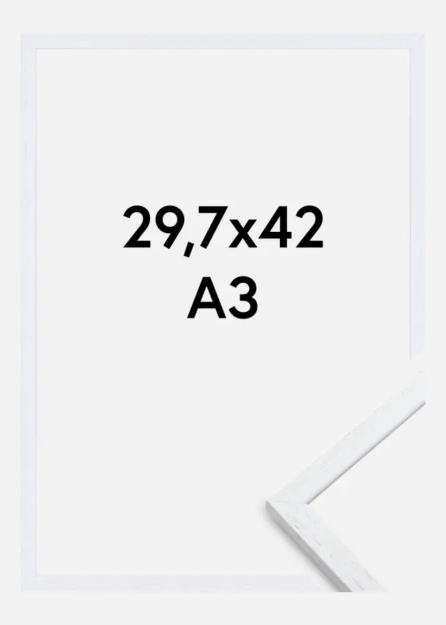 Kehys Edsbyn Akryylilasi Warm White 29,7x42 cm (A3)