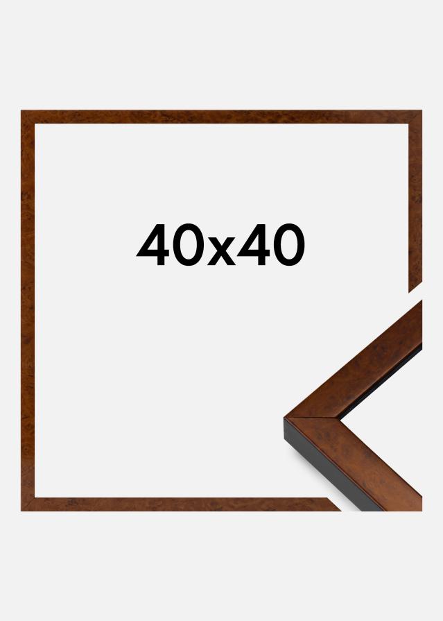 Kehys Ares Akryylilasi Burr Walnut 40x40 cm
