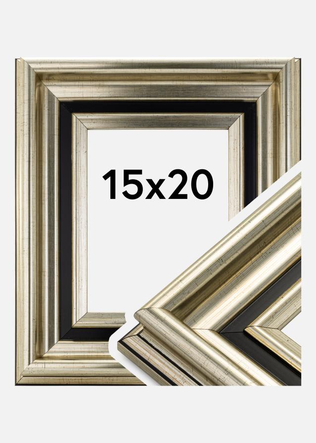 Kehys Gysinge Premium Hopeanvärinen 15x20