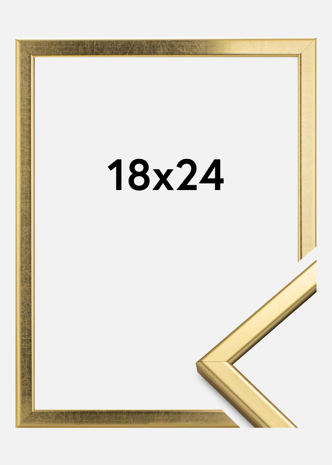 Product Image for Kehys Slim Matta heijastamaton lasi Kullanvärinen 18x24 cm