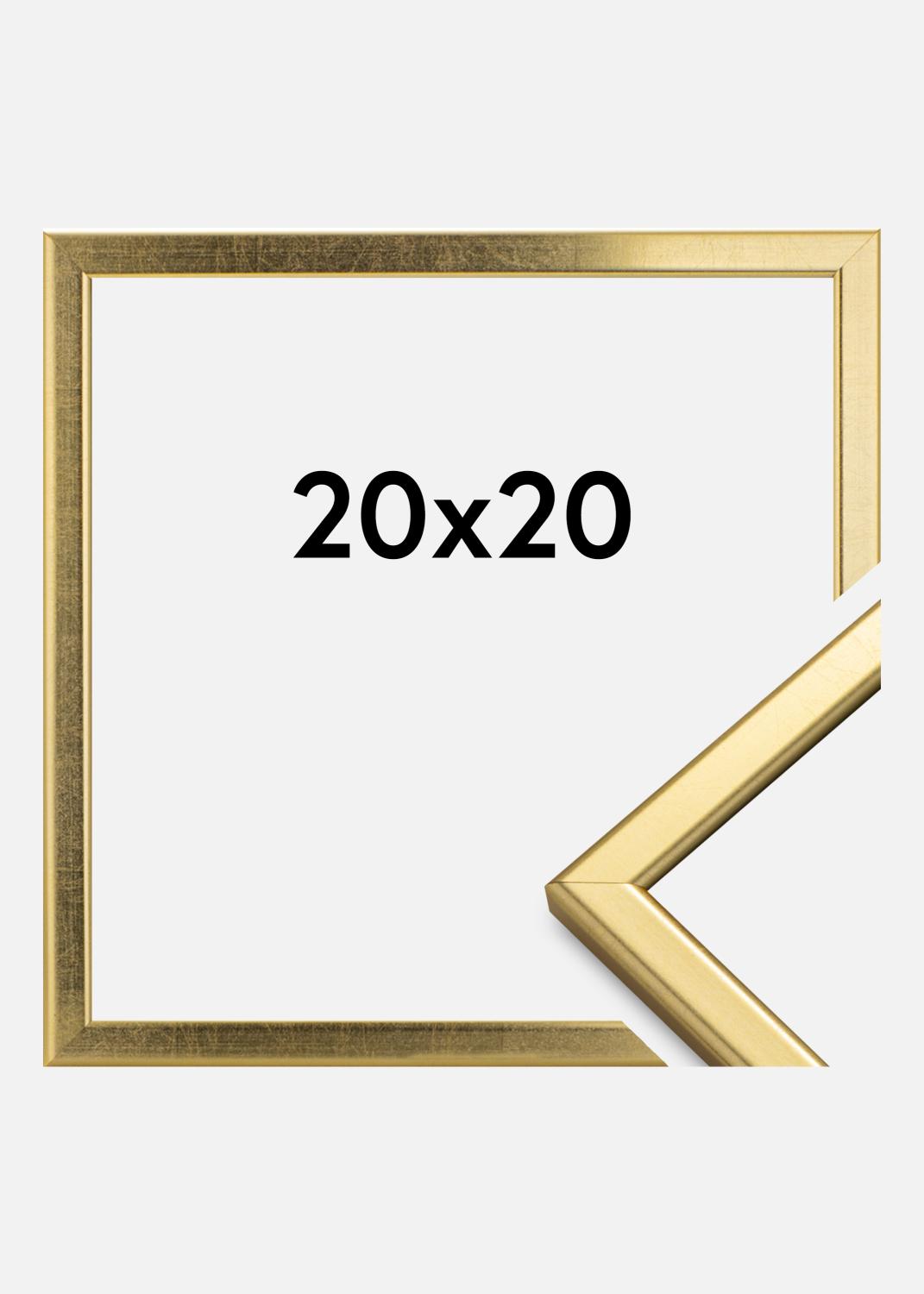 Product Image for Kehys Slim Matta heijastamaton lasi Kullanvärinen 20x20 cm