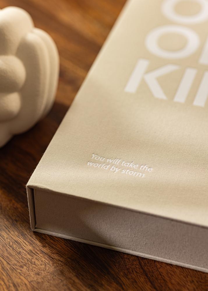 KAILA ONE OF A KIND Grey - Coffee Table Photo Album (60 Mustaa sivua)