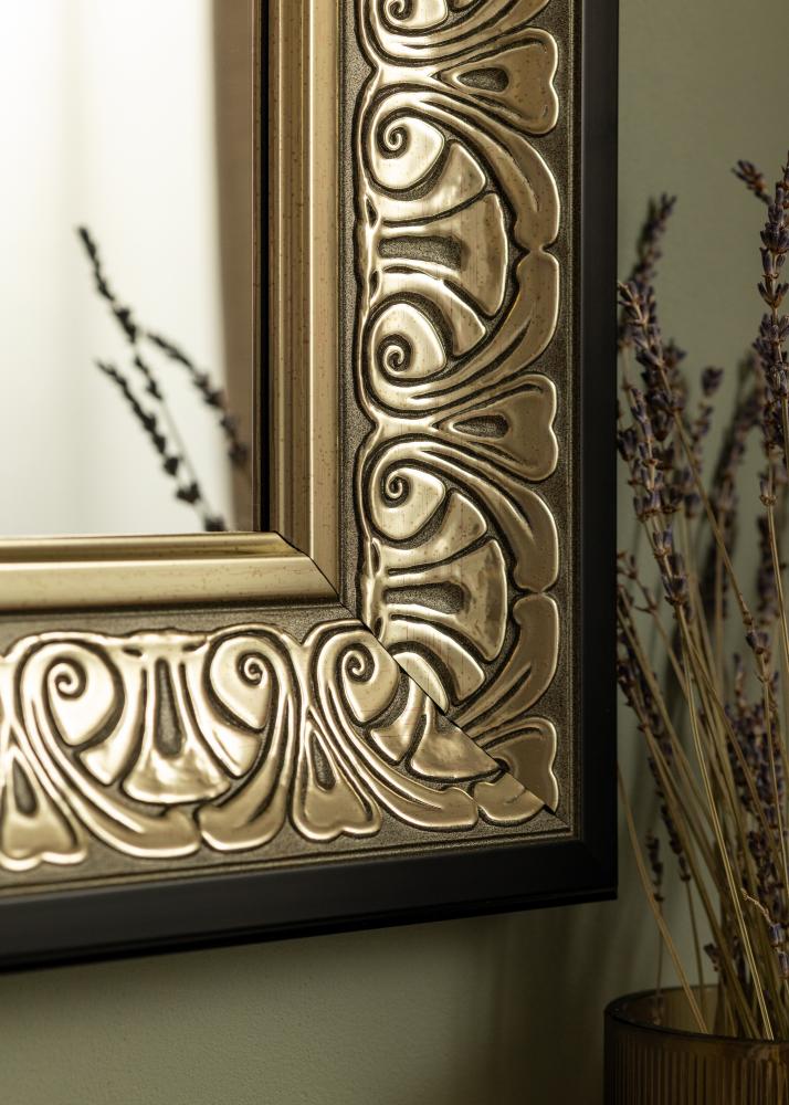 Peili Wismar Hopeanvärinen 40x80 cm