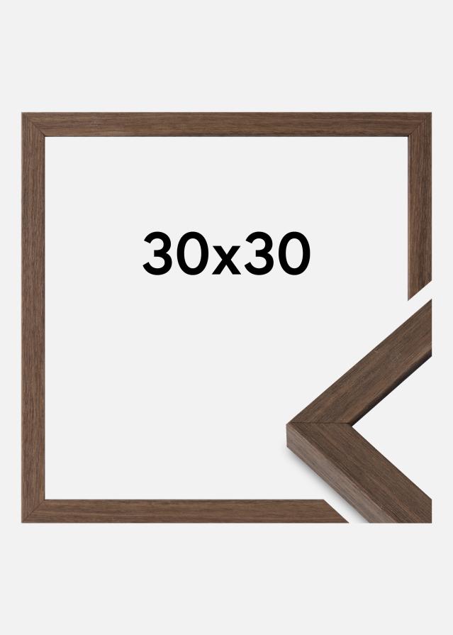 Kehys Hermes Akryylilasi Saksanpähkinä 30x30 cm