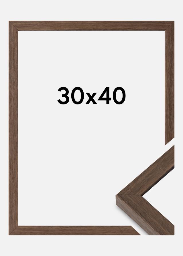 Kehys Hermes Akryylilasi Saksanpähkinä 30x40 cm