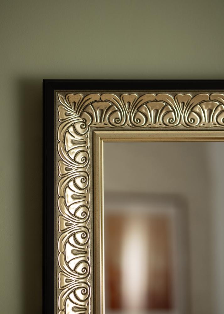 Peili Wismar Hopeanvärinen 40x80 cm