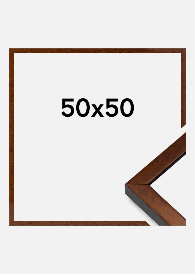Kehys Ares Akryylilasi Burr Walnut 50x50 cm