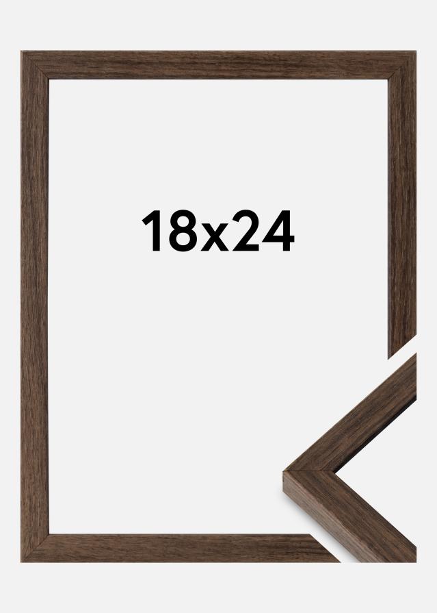 Kehys Ares Akryylilasi Saksanpähkinä 18x24 cm