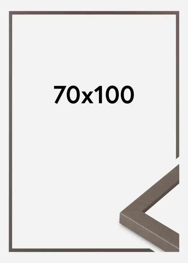 Kehys Modern Akryylilasi Grafiitti 70x100cm