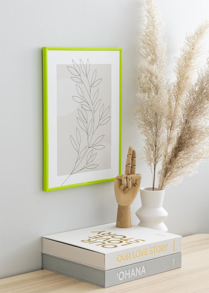 Kehys New Lifestyle May Green 30x40 cm - Paspatuuri Musta 21x29,7 cm (A4)