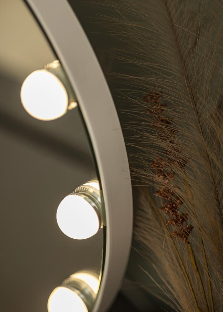 KAILA Meikkipeili V Valkoinen - 50x48 cm