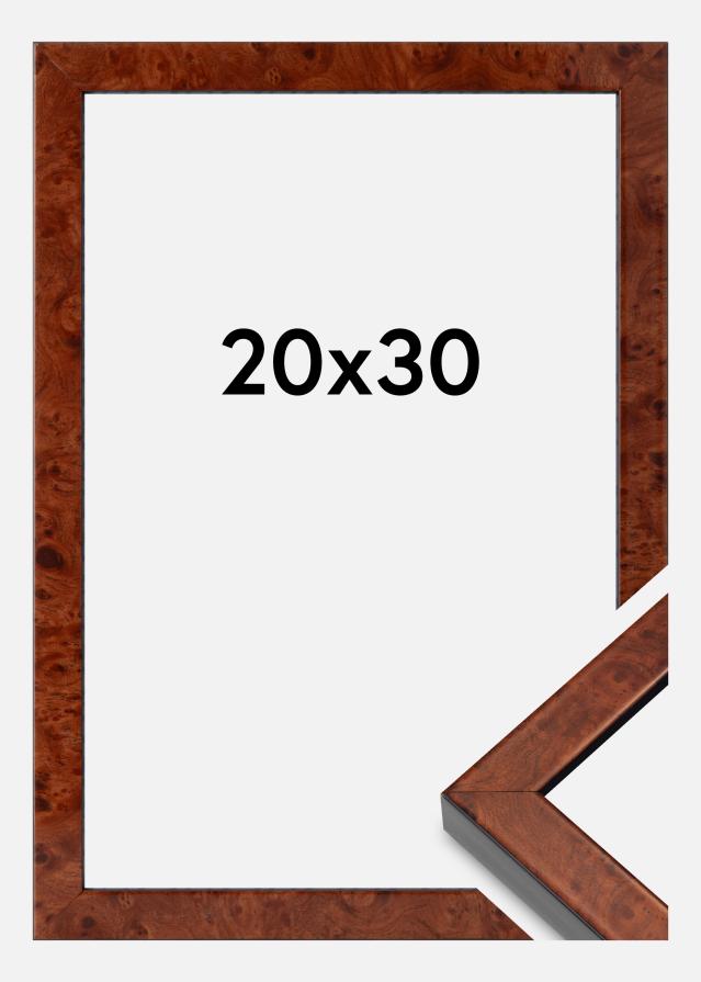 Kehys Hermes Akryylilasi Burr Walnut 20x30 cm