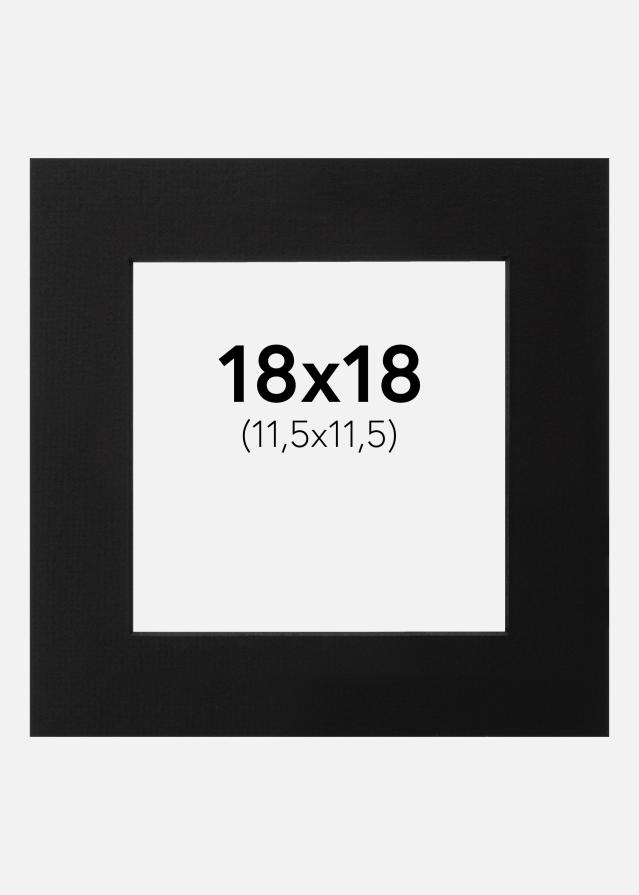 Paspatuuri Musta (Musta keskus) 18x18 cm (11,5x11,5)