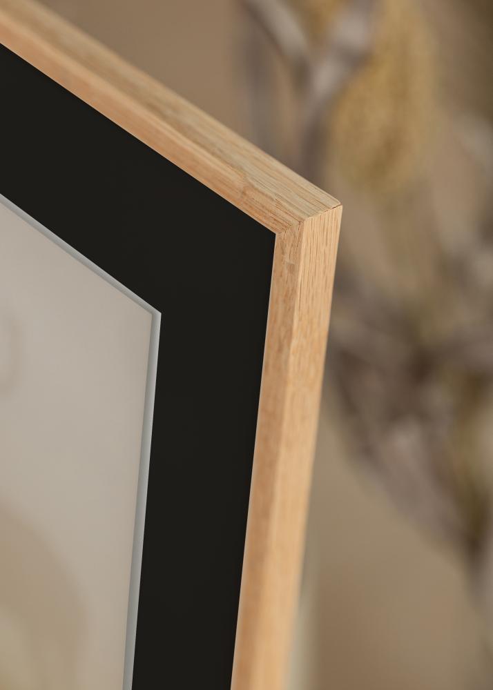 Kehys Kapea Tammi 40x50 cm - Paspatuuri Musta 12x16 tuumaa