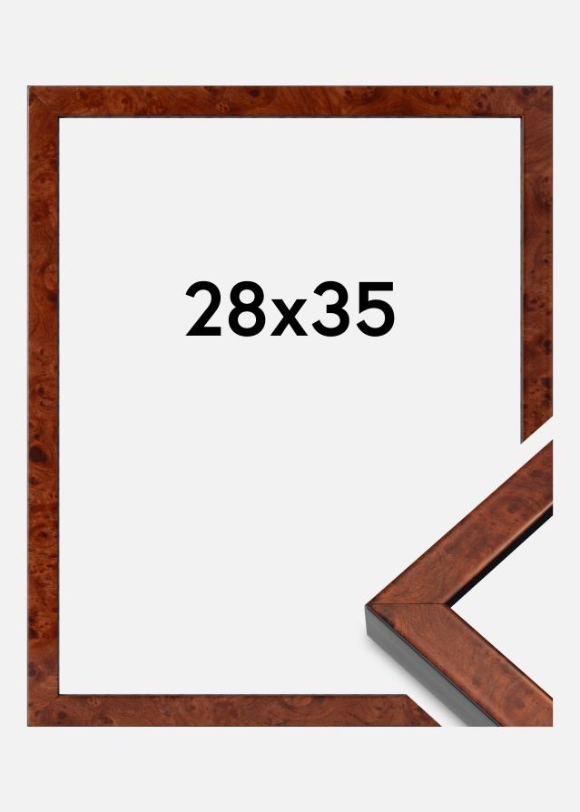 Kehys Hermes Akryylilasi Burr Walnut 28x35 cm