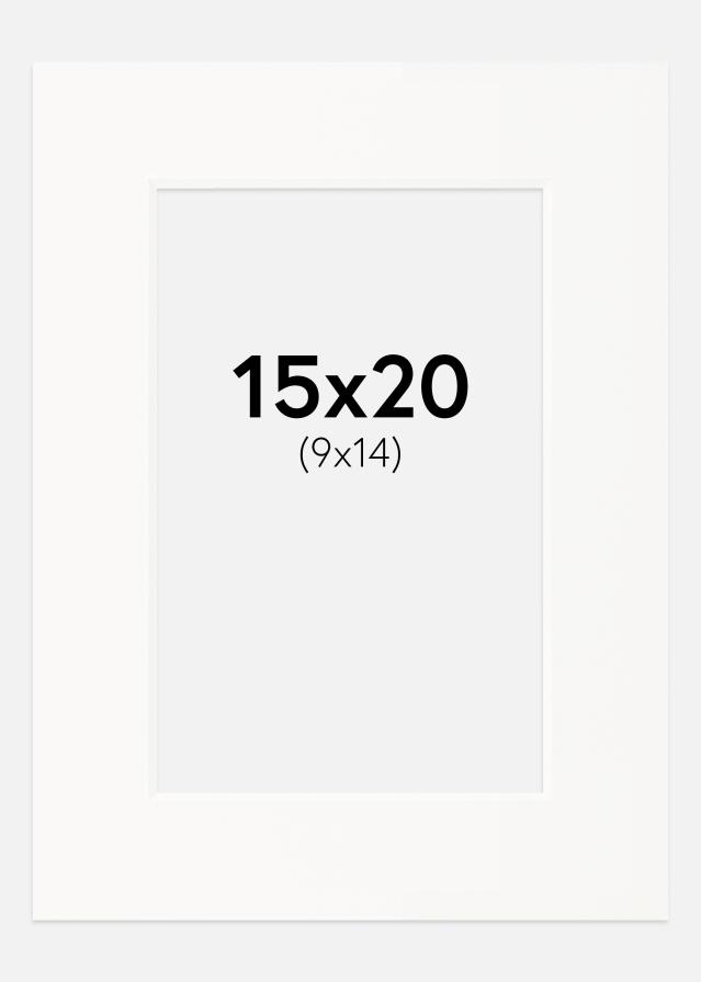 Paspatuuri Offwhite (Valkoinen keskus) 15x20 cm (9x14)