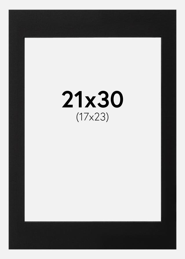 Paspatuuri Musta (Musta keskus) 21x30 cm (17x23)