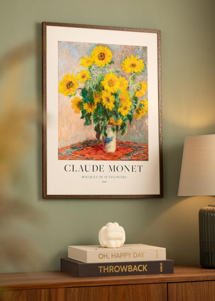 Kehys Ares Akryylilasi Saksanpähkinä 21x29,7 cm (A4)