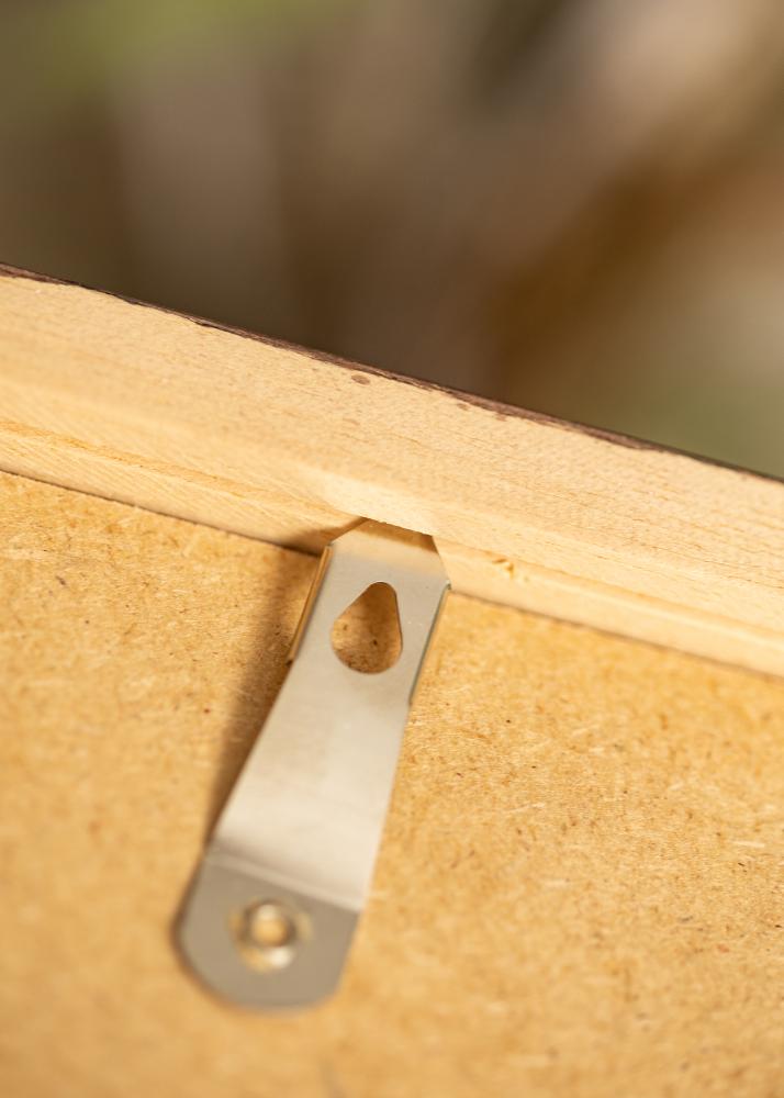 Kehys Hermes Teak 60x90 cm - Passepartout Valkoista 50x75 cm