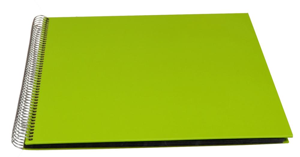 Innova Festival Vihreä - 28x29 cm (60 Mustaa sivua / 30 lehteä)