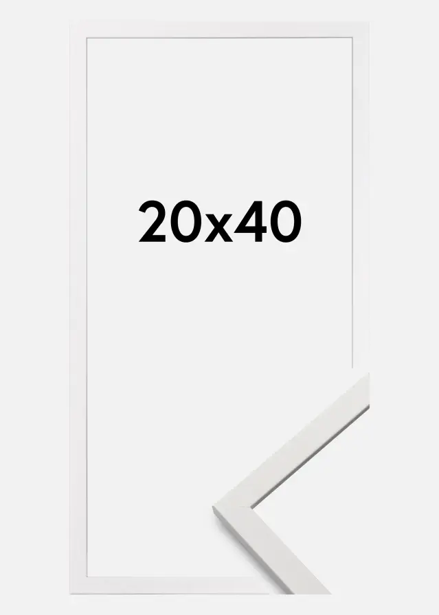 Kehys Edsbyn Valkoinen 20x40 cm