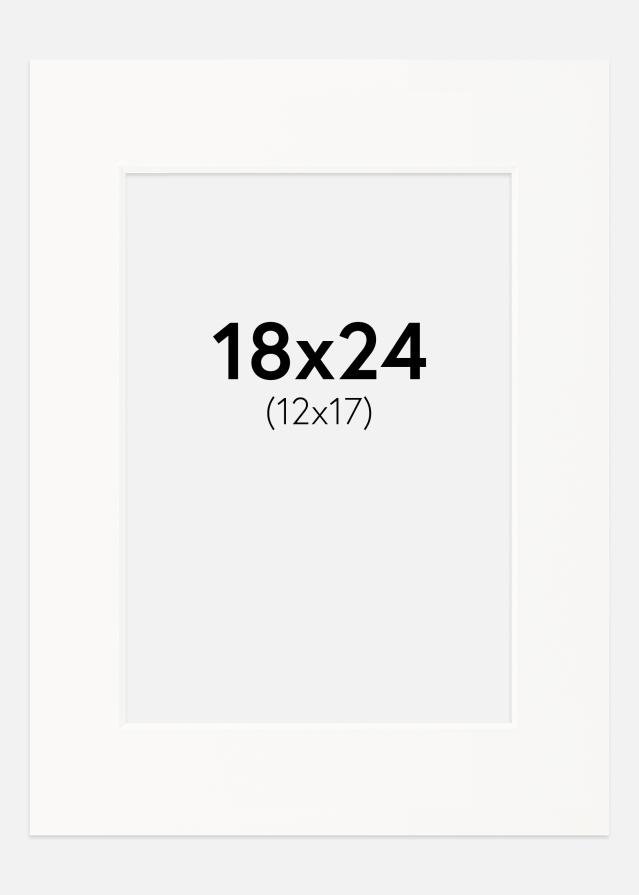 Paspatuuri Offwhite (Valkoinen keskus) 18x24 cm (12x17)