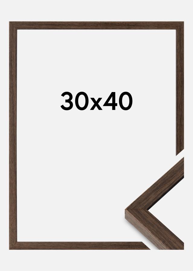 Kehys Ares Akryylilasi Saksanpähkinä 30x40 cm