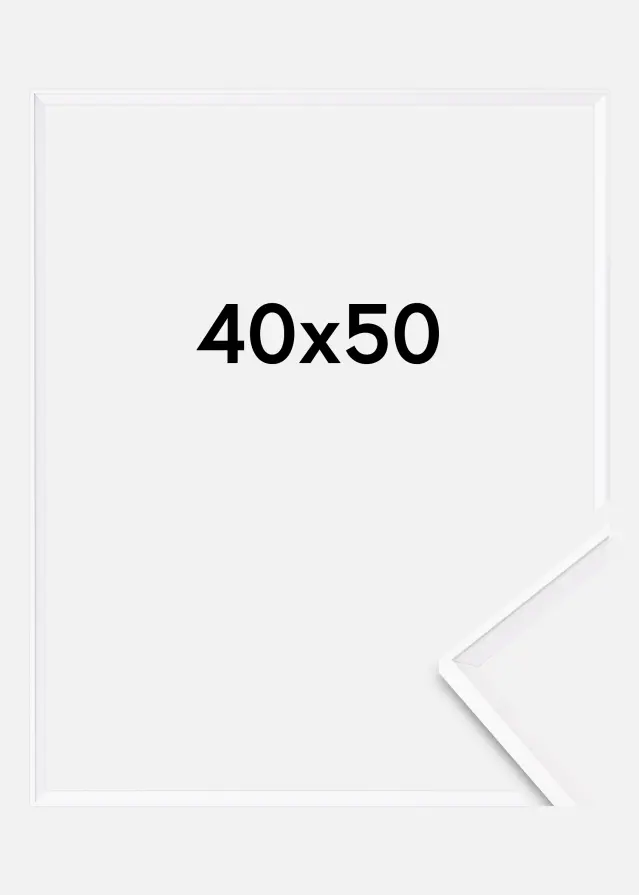 Kehys Desire Akryylilasi Valkoinen 40x50 cm