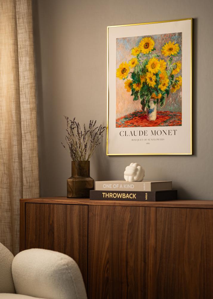 Alumiinikehys Akryylilasi Kulta 50x70 cm