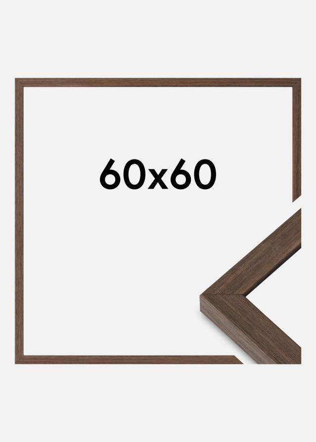 Kehys Hermes Akryylilasi Saksanpähkinä 60x60 cm