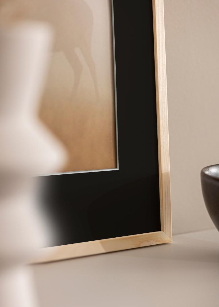 Kehys Galant Mänty 30x30 cm - Paspatuuri Musta 8x8 tuumaa