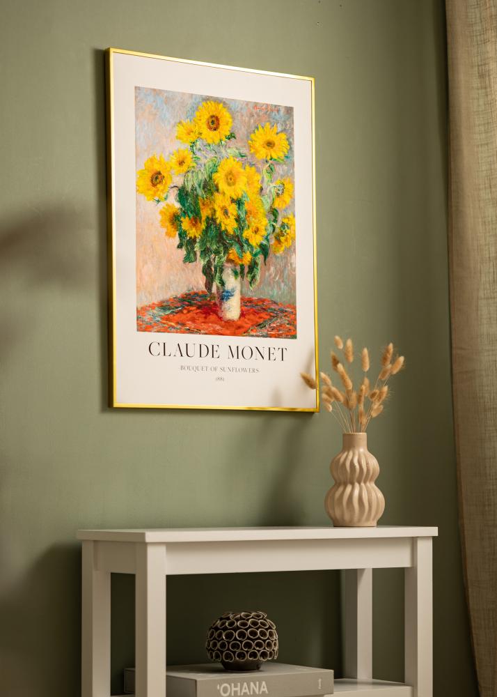 Alumiinikehys Akryylilasi Kulta 50x70 cm