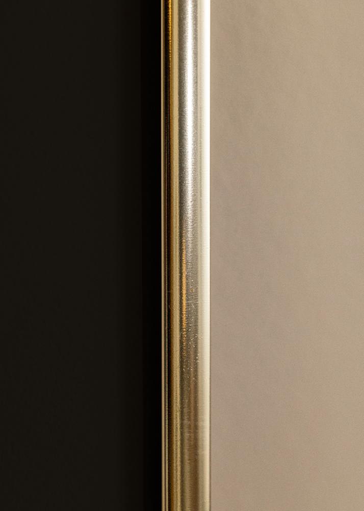 Kehys Alumiini Kiiltävä Kulta 70x100 cm - Paspatuuri Musta 59,4x84 cm (A1)