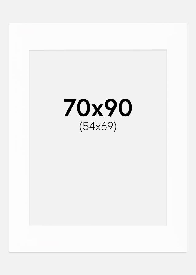 Paspatuuri Valkoinen (Valkoinen keskus) 70x90 cm (54x69)